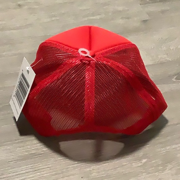 You had me by halftime Kenz Kustomz red trucker hat - Picture 3 of 7